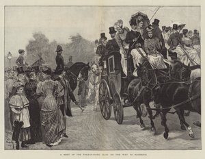 Uma reunião do Four-in-Hand Club, a caminho de Richmond